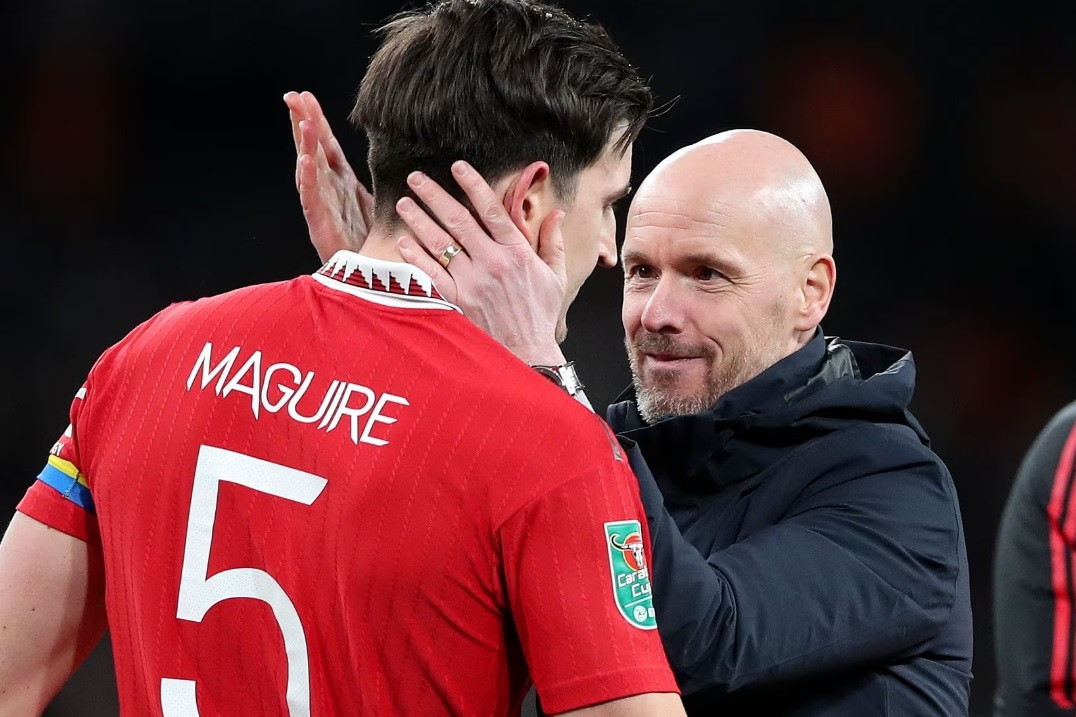 Harry Maguire nói dàn sao MU tự kiểm điểm, thay vì ‘đá’ ghế  Ten Hag