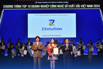 ZSolution được vinh danh Top 10 Doanh nghiệp công nghệ số xuất sắc 2024