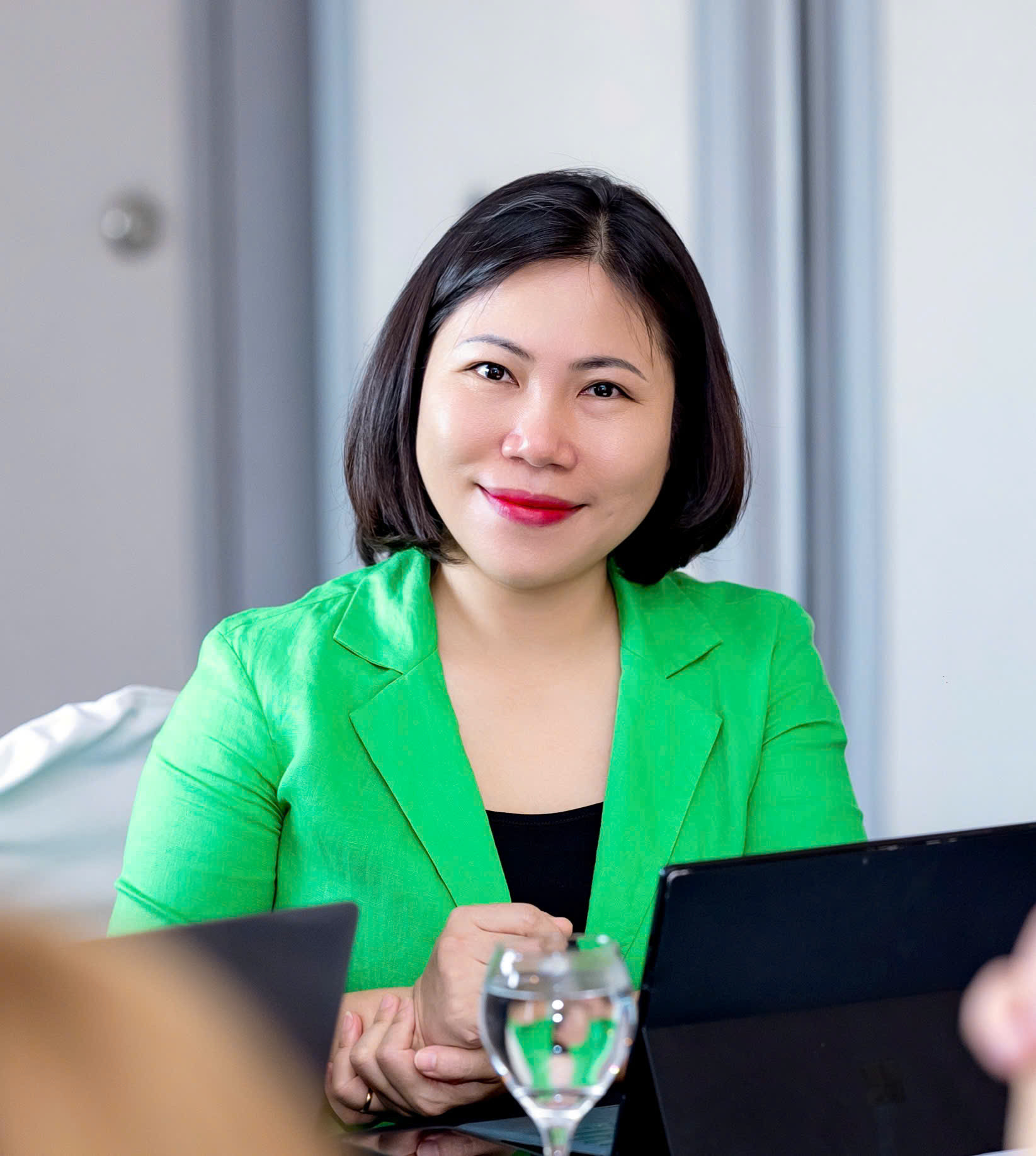 Bà Phạm Thị Ngọc Thủy, Giám đốc Văn phòng Ban Nghiên cứu phát triển kinh tế tư nhân.