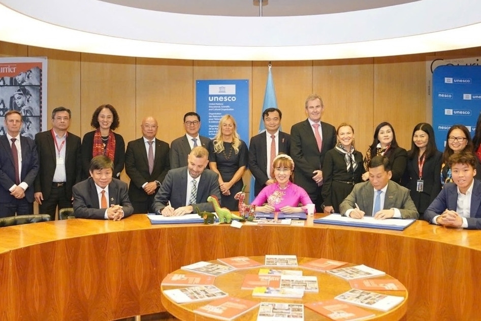 Sovico và UNESCO kí kết văn kiện hợp tác chiến lược 2025 - 2035