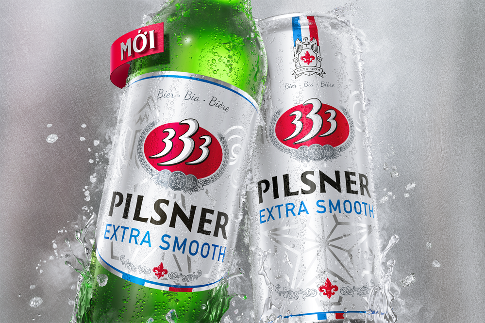 Hương vị ‘êm cực êm’ của bia 333 Pilsner mới