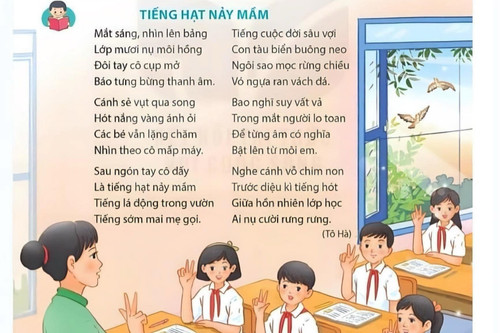 Tranh luận về bài thơ có 'đủ tầm' được đưa vào sách giáo khoa