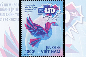 Việt Nam phát hành tem kỷ niệm 150 năm thành lập Liên minh Bưu chính thế giới