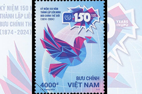 Việt Nam phát hành tem kỷ niệm 150 năm thành lập Liên minh Bưu chính thế giới