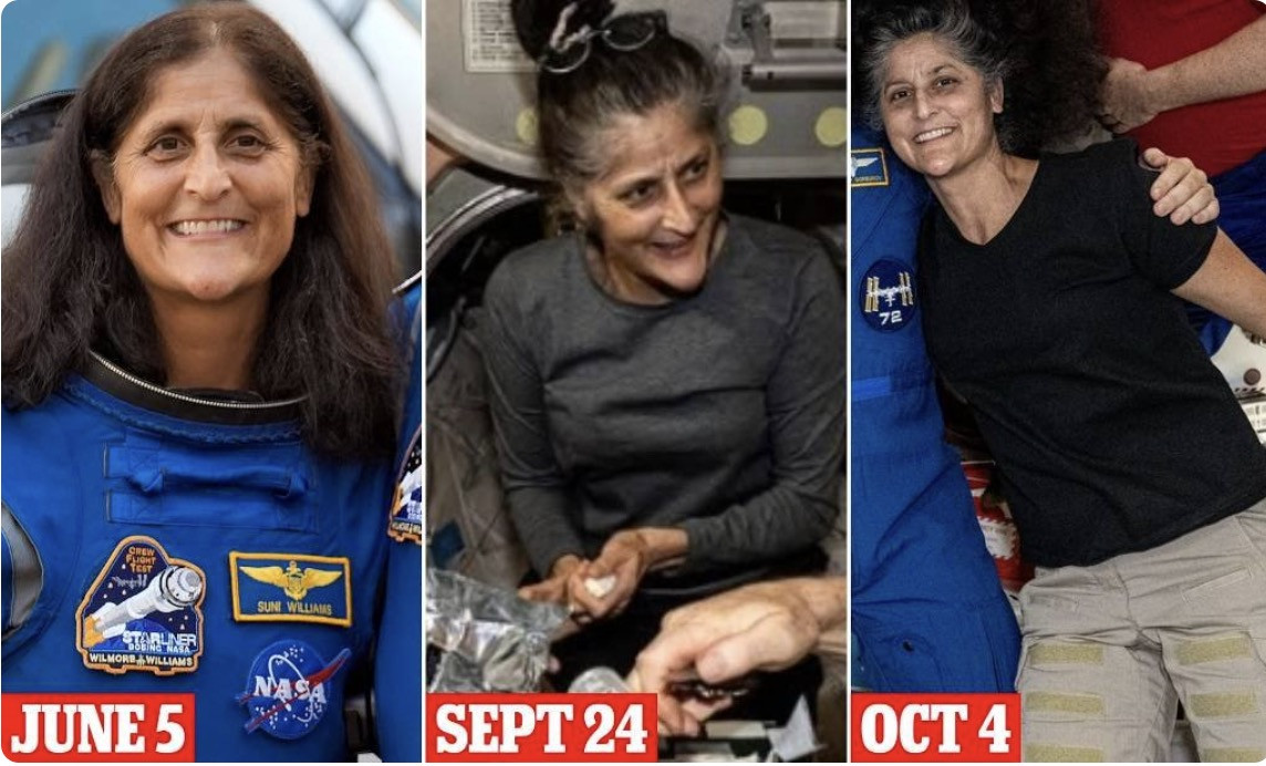 Phi hành gia Mỹ - Ảnh Daily Mail