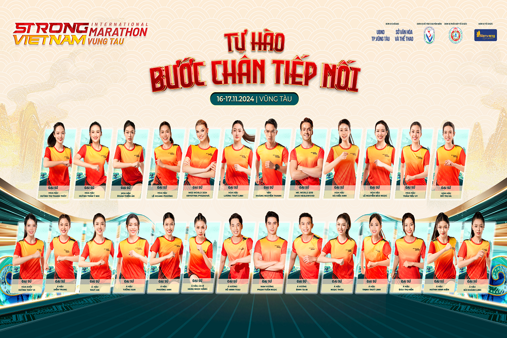 Dàn thí sinh Mr. World 2024 ‘đổ bộ’ giải chạy Strong Vietnam Vũng Tàu 2024