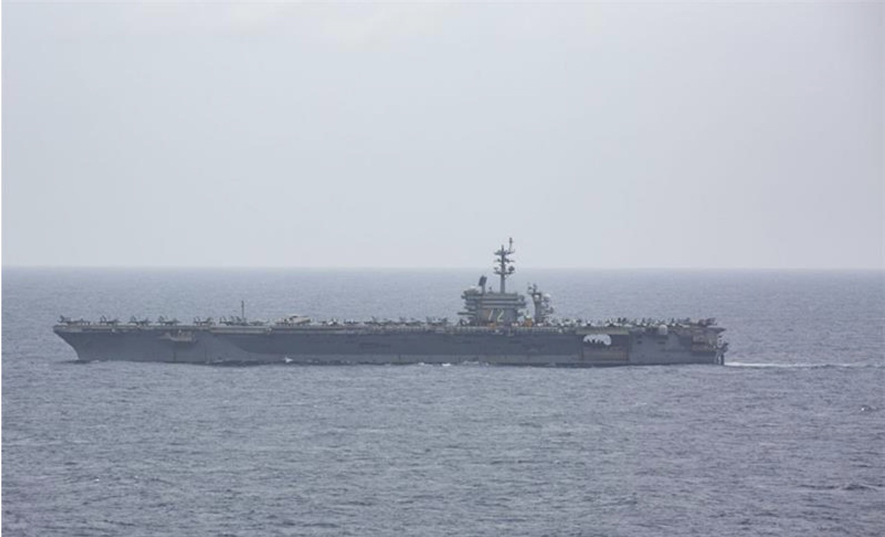 Tàu sân bay Mỹ. Ảnh: US Navy