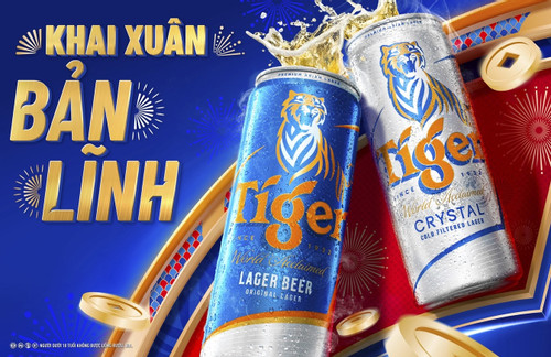 Tiger Beer chuyển mình bản lĩnh với diện mạo mới