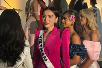 Hoa hậu Kỳ Duyên rạng rỡ, vương miện Miss Universe bị chê xấu