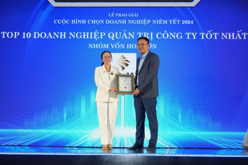 PNJ vào Top 10 doanh nghiệp quản trị công ty tốt nhất