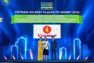 Vingroup vào top 10 Nơi làm việc tốt nhất Việt Nam năm 2024