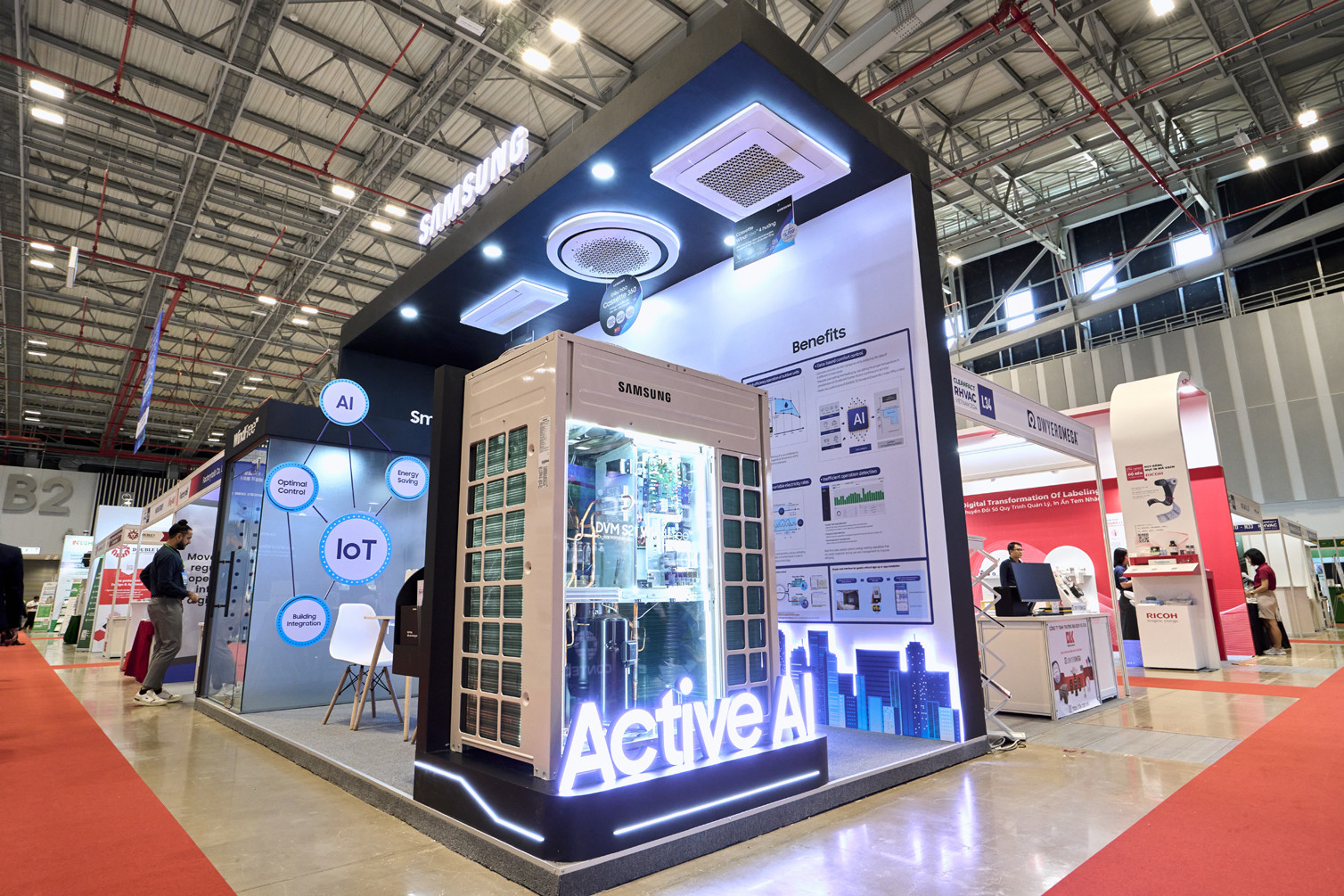 Điều hoà không khí tích hợp AI của Samsung gây chú ý tại triển lãm quốc tế 1 Điều hoà 1.jpg