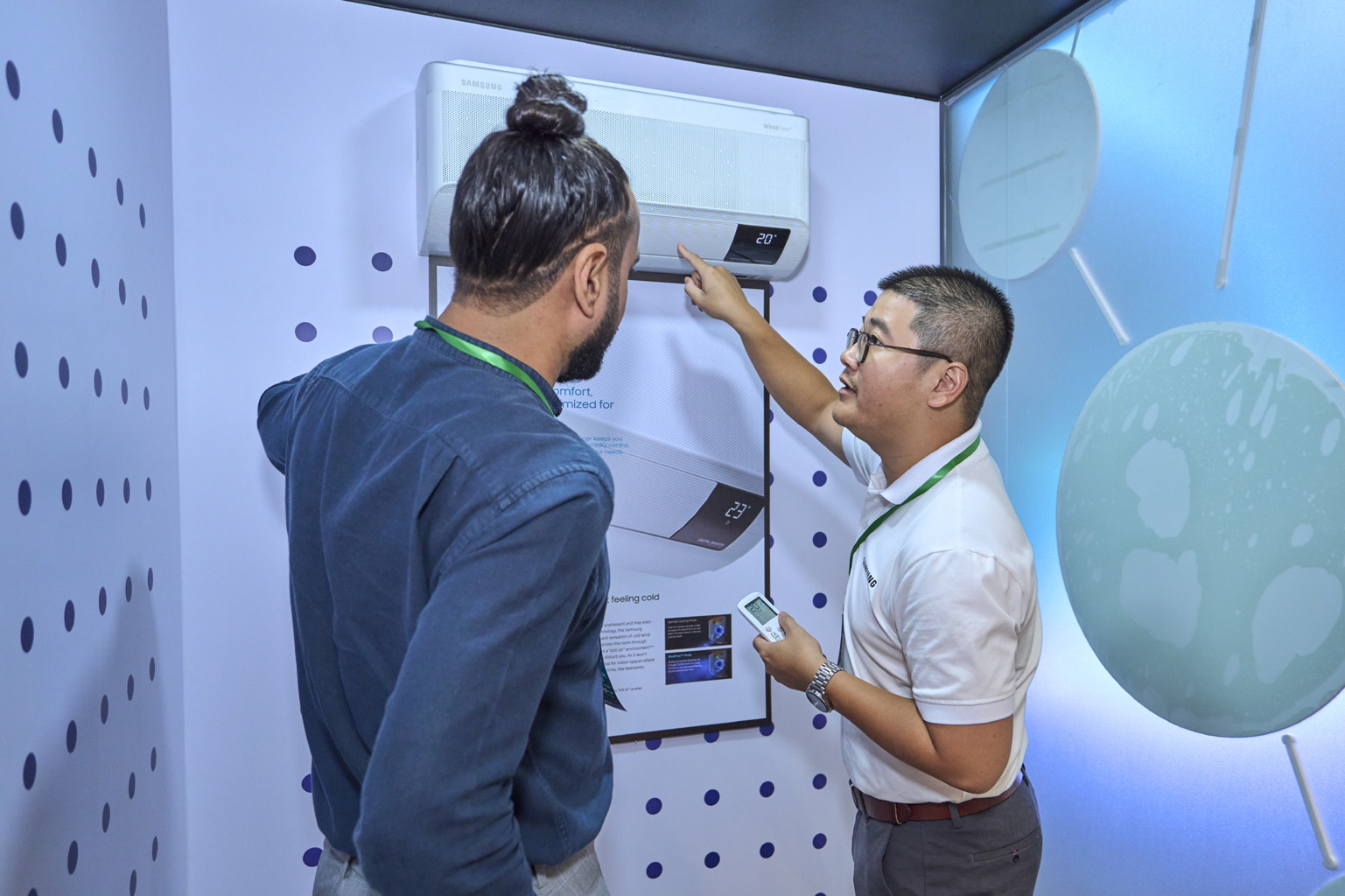 Điều hoà không khí tích hợp AI của Samsung gây chú ý tại triển lãm quốc tế 2 Điều hoà 2.jpg