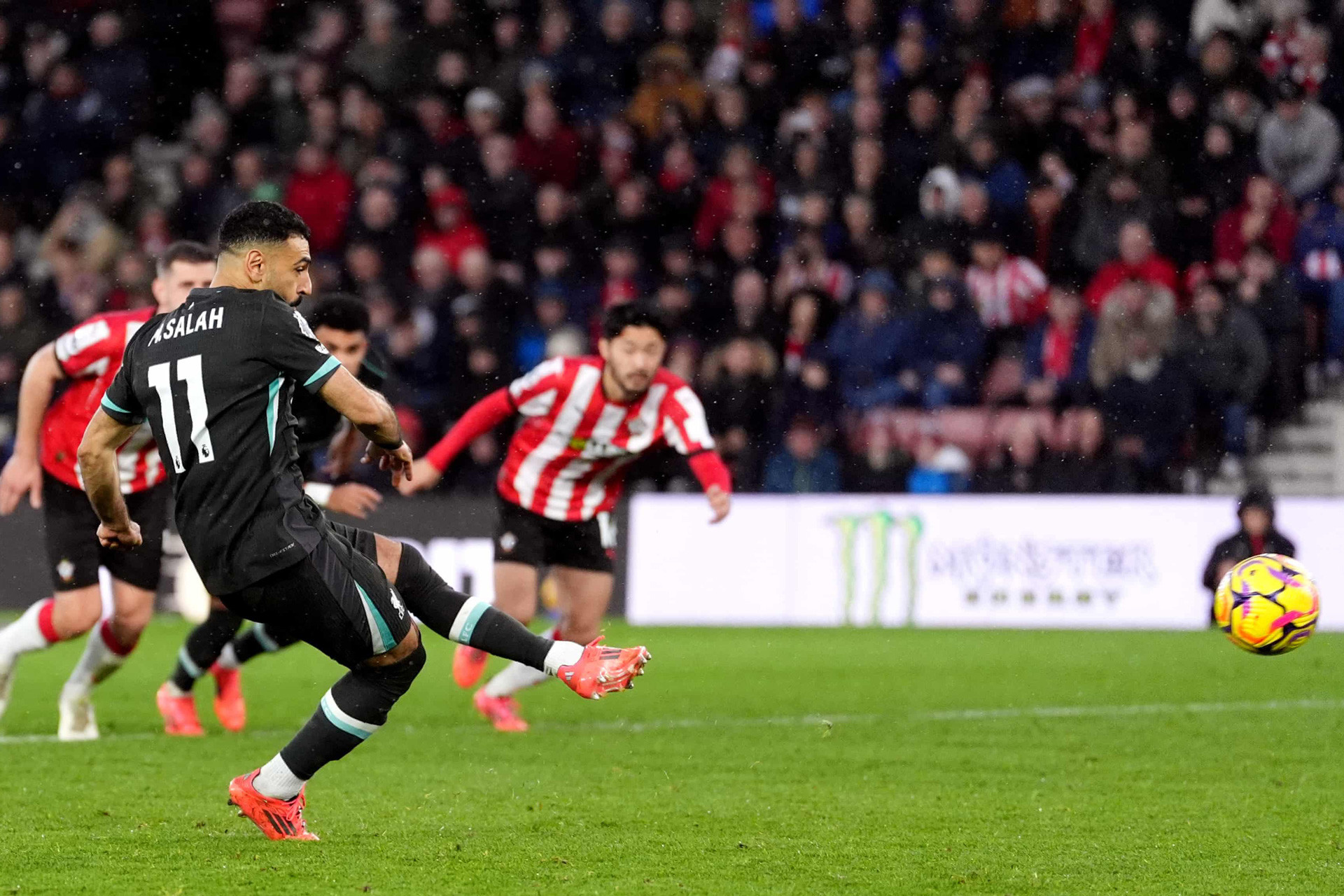 Salah Southampton Liverpool. PA