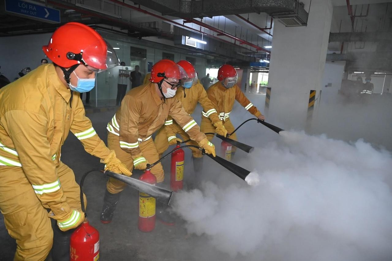 Nâng cao năng lực phòng cháy, chữa cháy tại trụ sở ACV