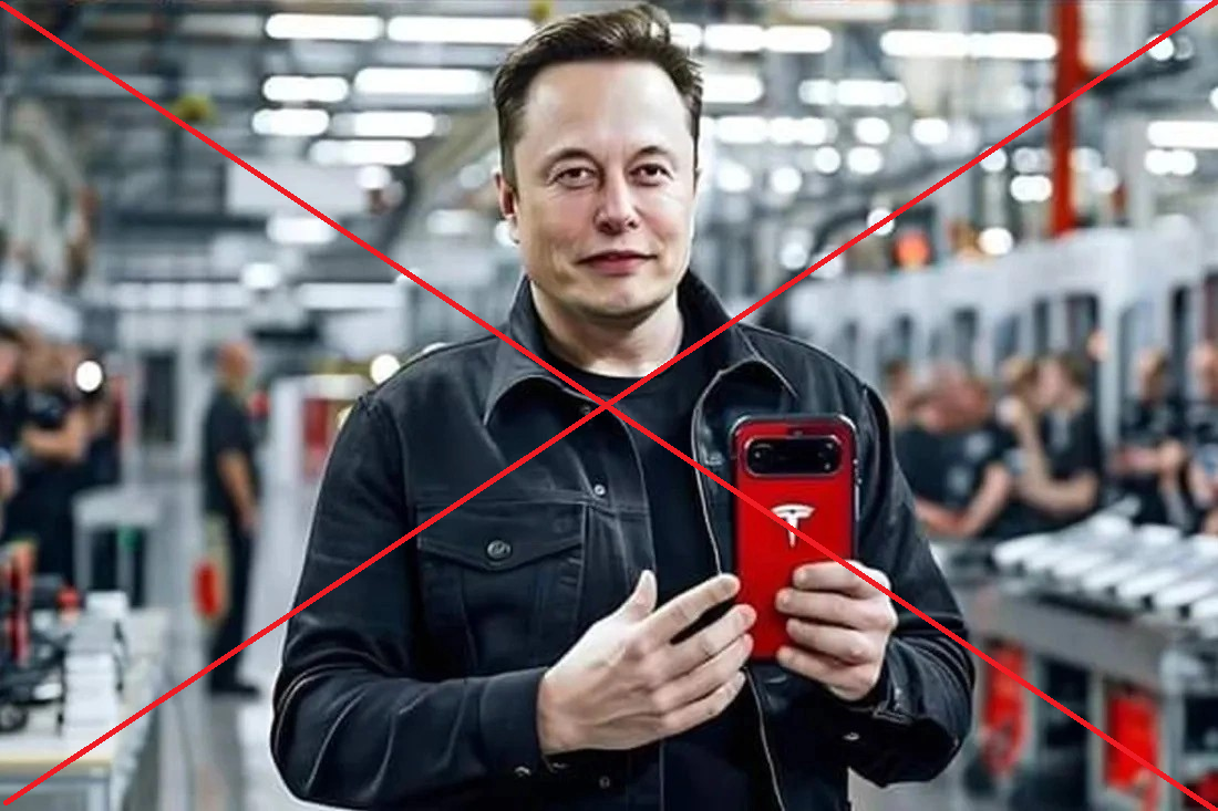 Elon Musk phủ nhận tin đồn Tesla sản xuất smartphone