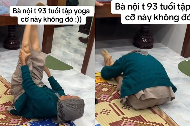 Cụ bà 93 tuổi ở Quảng Ngãi tập yoga thu hút 21 triệu lượt xem giờ ra sao?