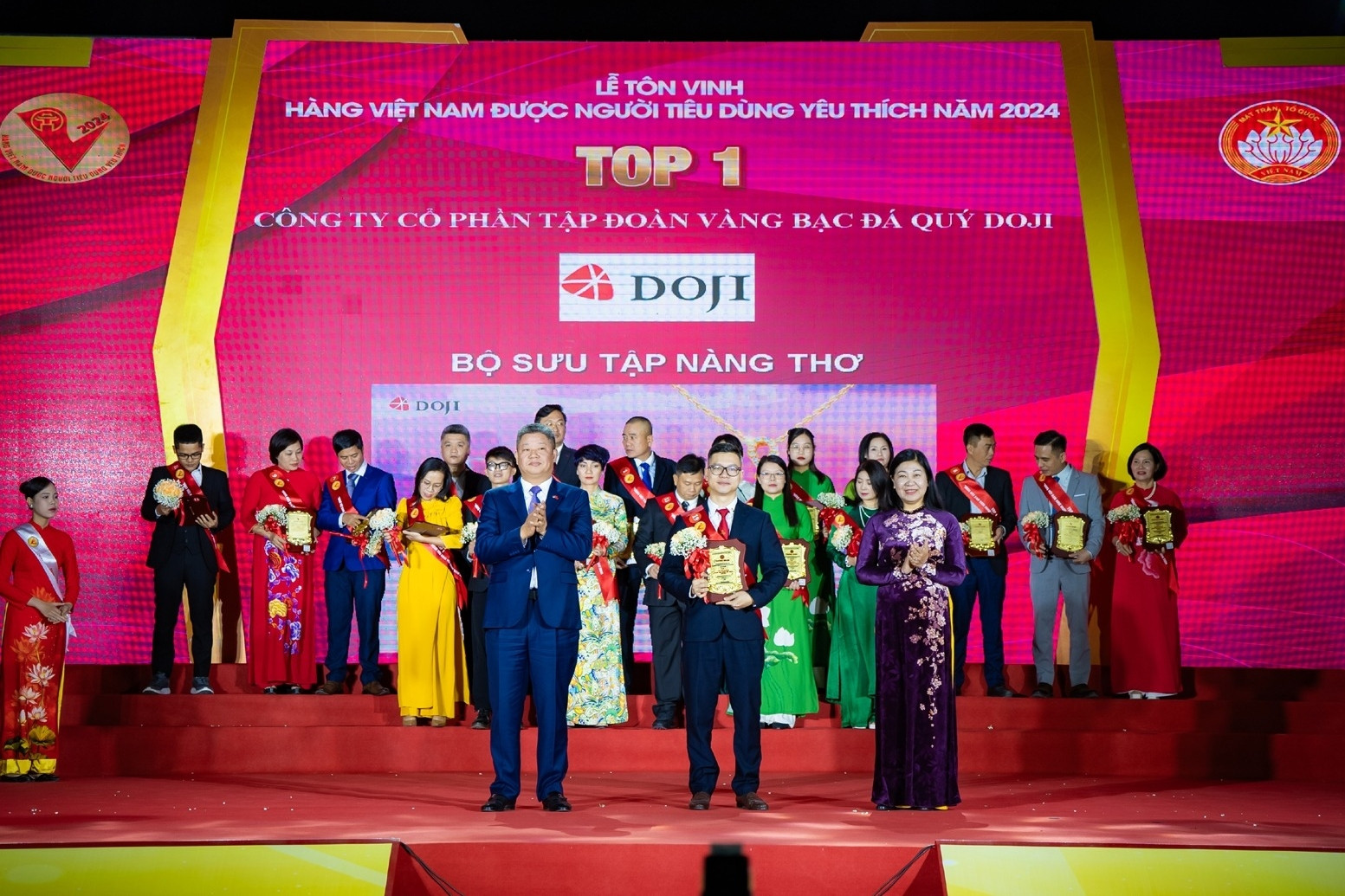BST của DOJI đạt top 1 Hàng Việt Nam được người tiêu dùng yêu thích 2024