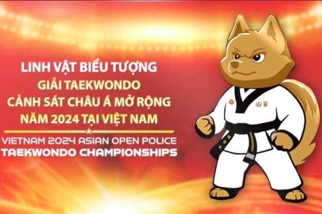 Hơn 2.000 vận động viên sẽ tham gia giải Taekwondo Cảnh sát châu Á mở rộng