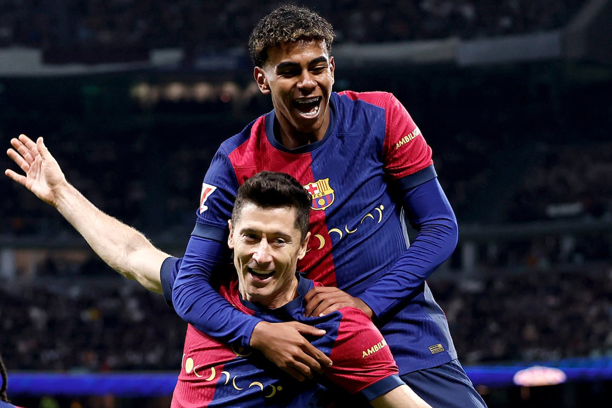 Lewandowski Lamine Yamal Real Madrid Barca. Diario AS