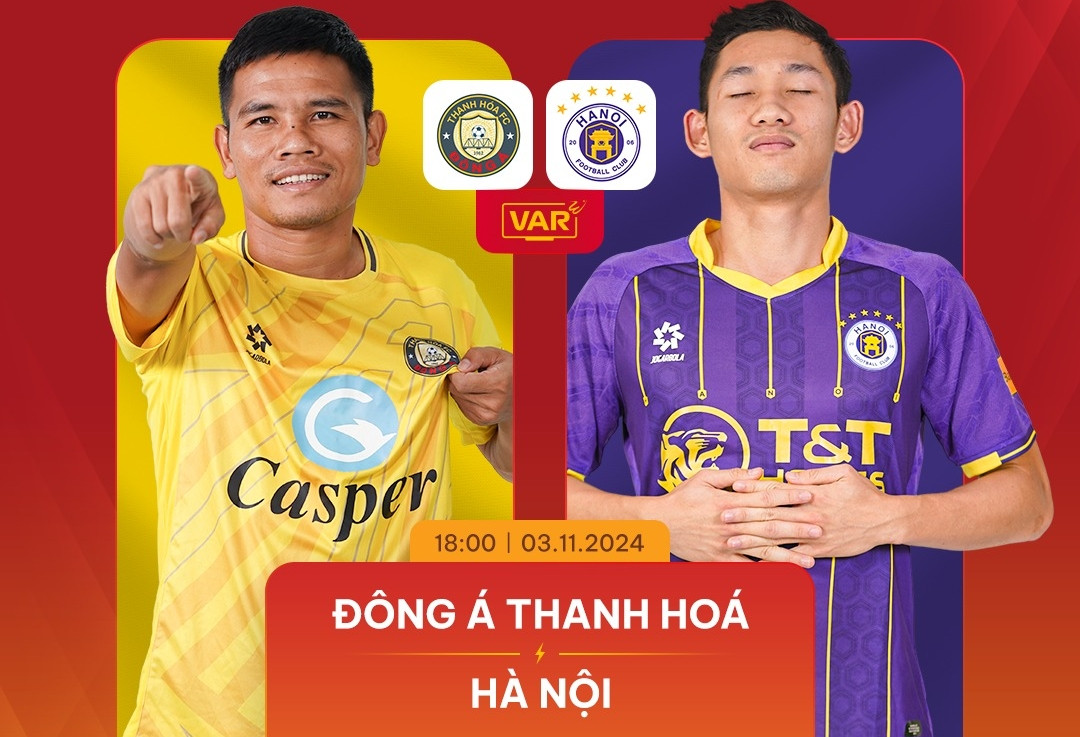 Trực tiếp bóng đá Thanh Hóa vs Hà Nội FC: Đội khách nhắm ngôi đầu