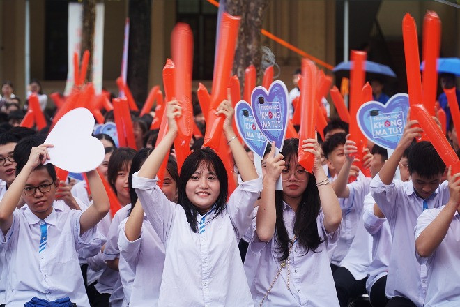 'Trường học không ma túy', thông điệp lan tỏa mạnh mẽ đến học sinh