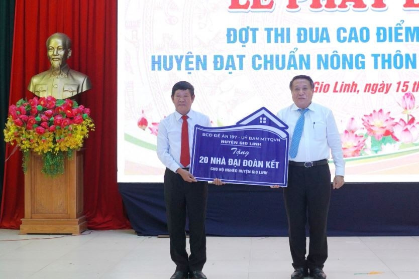 Gio Linh phát động thi đua cao điểm xây dựng huyện đạt chuẩn nông thôn mới