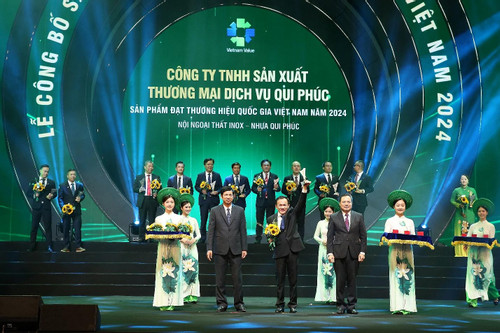 Qui Phúc được vinh danh Thương hiệu quốc gia năm 2024