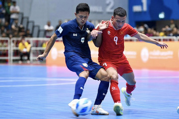 Tuyển futsal Việt Nam bất ngờ quật ngã Thái Lan