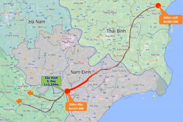 Gần 20 nghìn tỷ đồng làm hơn 60km cao tốc Thái Bình - Nam Định