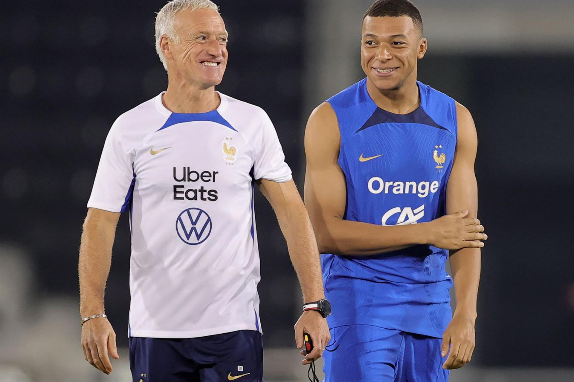 Mbappe Deschamps. EPA