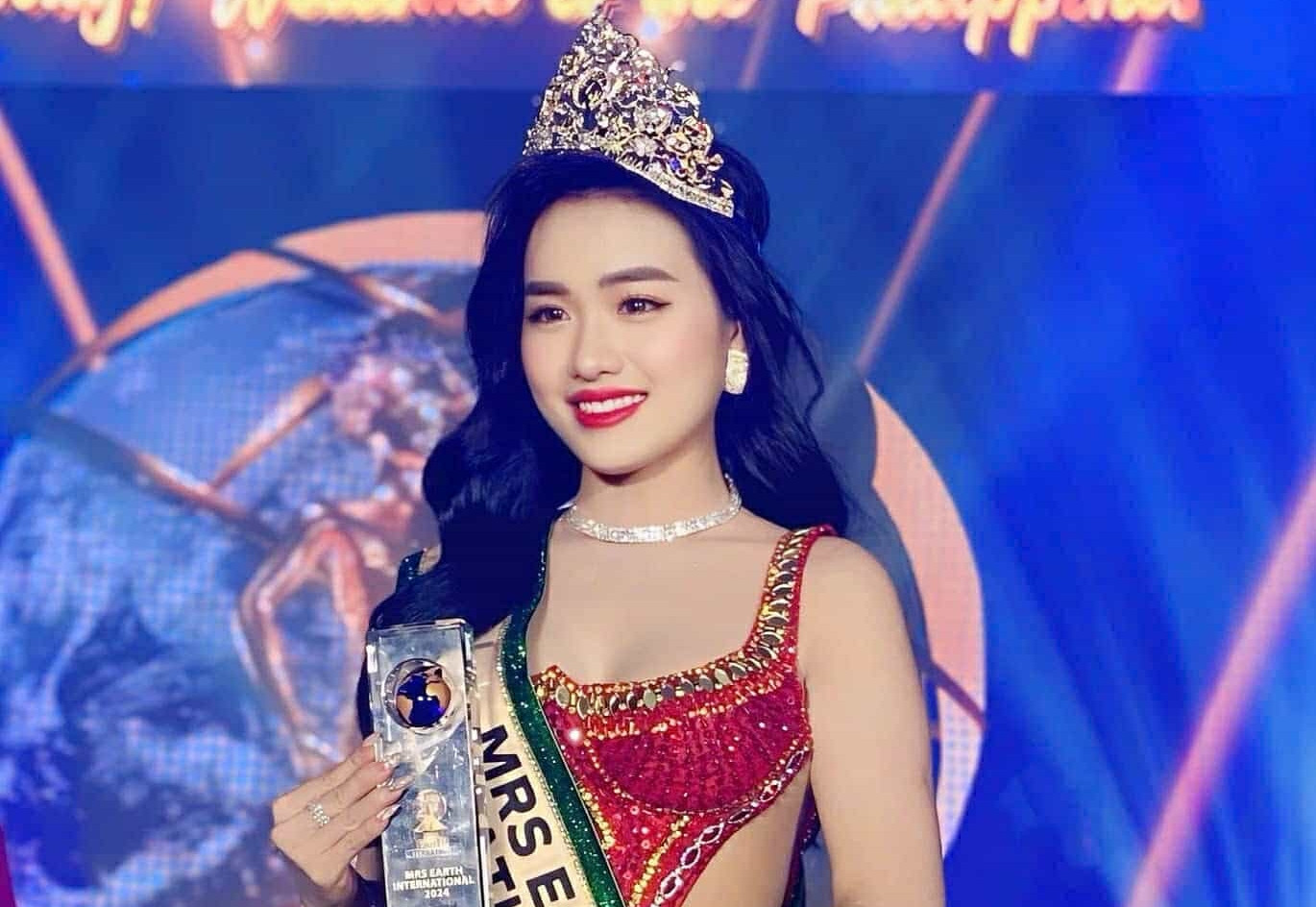 Nữ MC VTC1 giành vương miện Mrs Earth International 2024