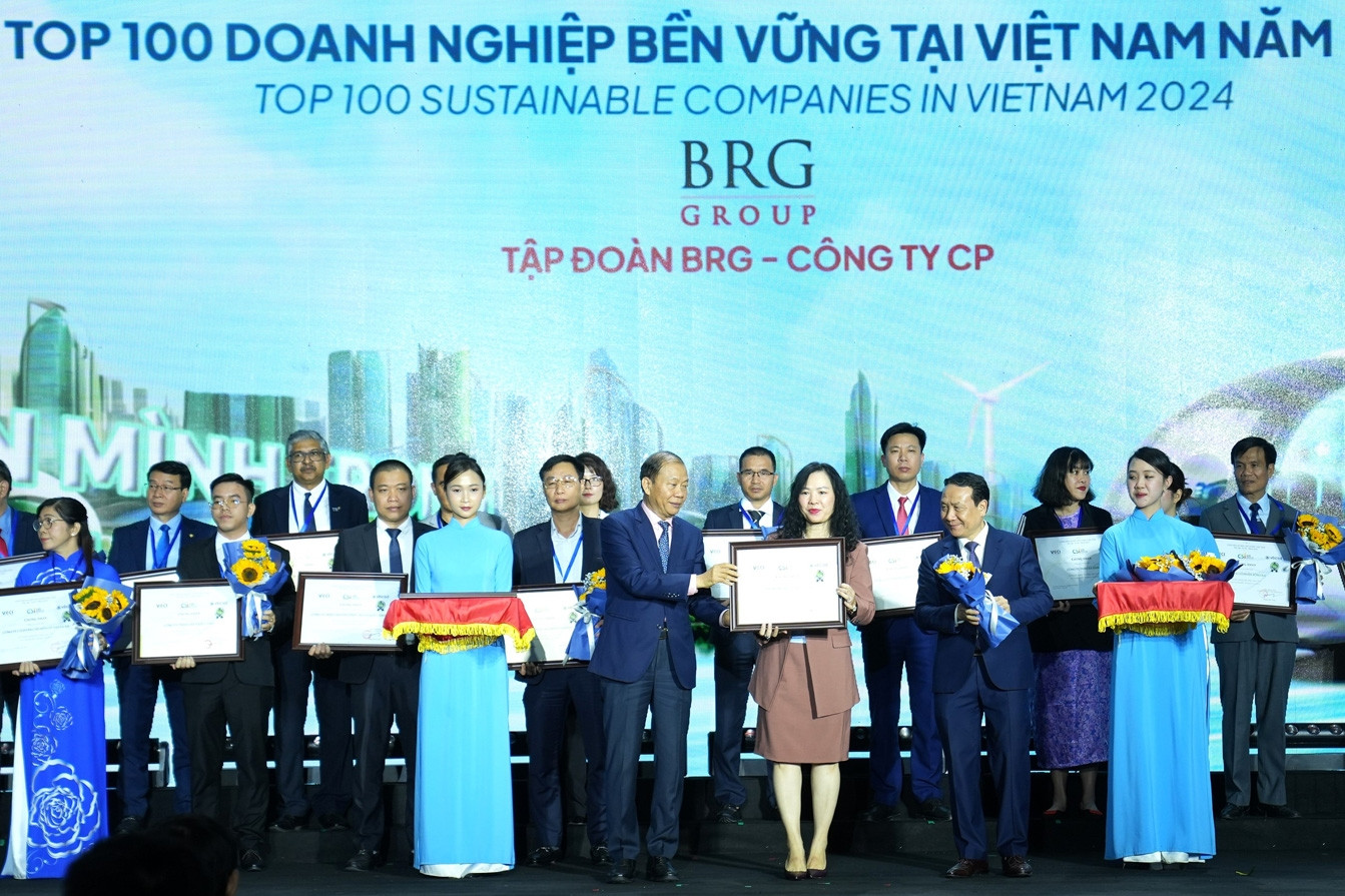 Tập đoàn BRG lần thứ 4 liên tiếp được vinh danh ‘doanh nghiệp bền vững’