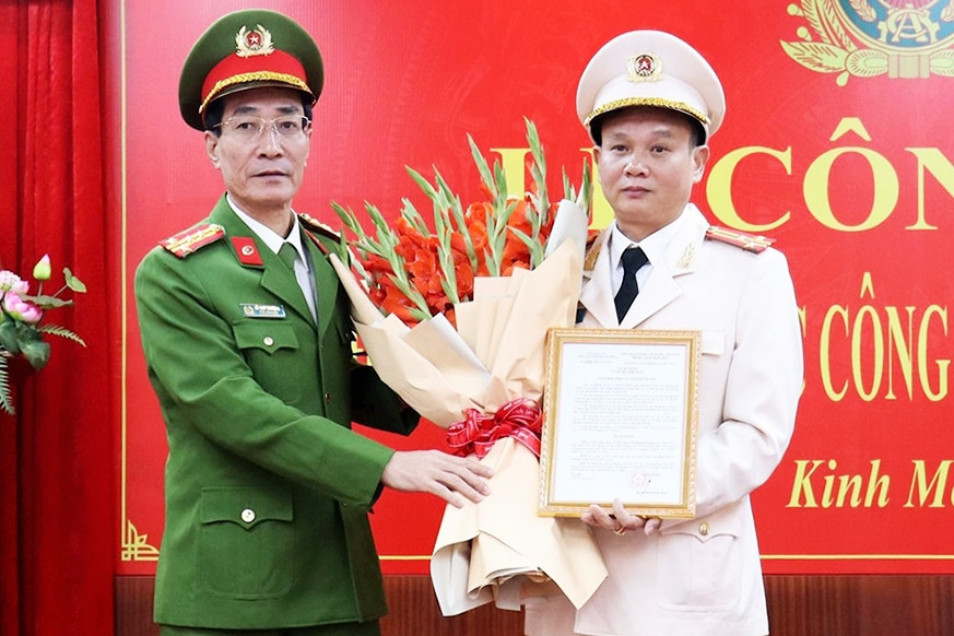 Công an tỉnh Hải Dương điều động, bổ nhiệm 7 trưởng đơn vị