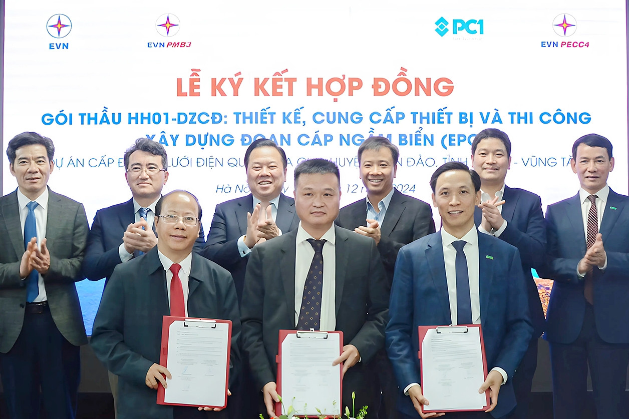 Bước tiến mới trong việc kéo điện lưới ra Côn Đảo