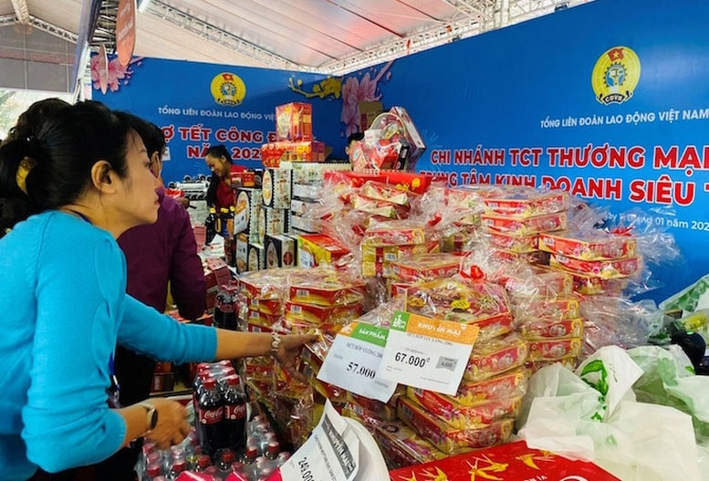 Chợ Tết Công đoàn năm 2025 - món quà Tết ấm cho người lao động