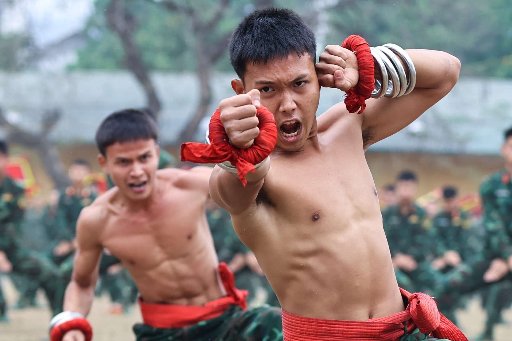 Đặc công tôi luyện những 'ngón đòn, tuyệt kỹ' phô diễn ở triển lãm quốc phòng