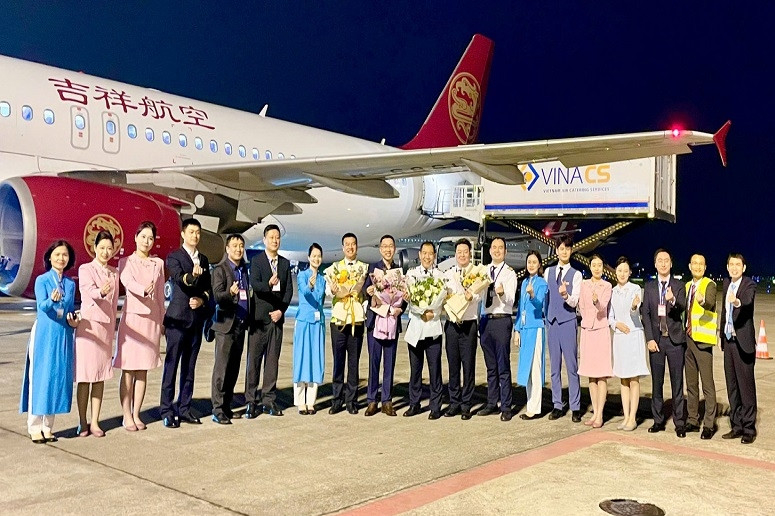 Juneyao Airlines ra mắt đường bay thẳng từ Thượng Hải đến Hà Nội