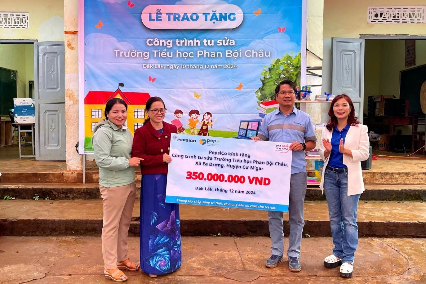 PepsiCo Foods Việt Nam hỗ trợ học sinh đồng bào thiểu số ở Đắk Lắk