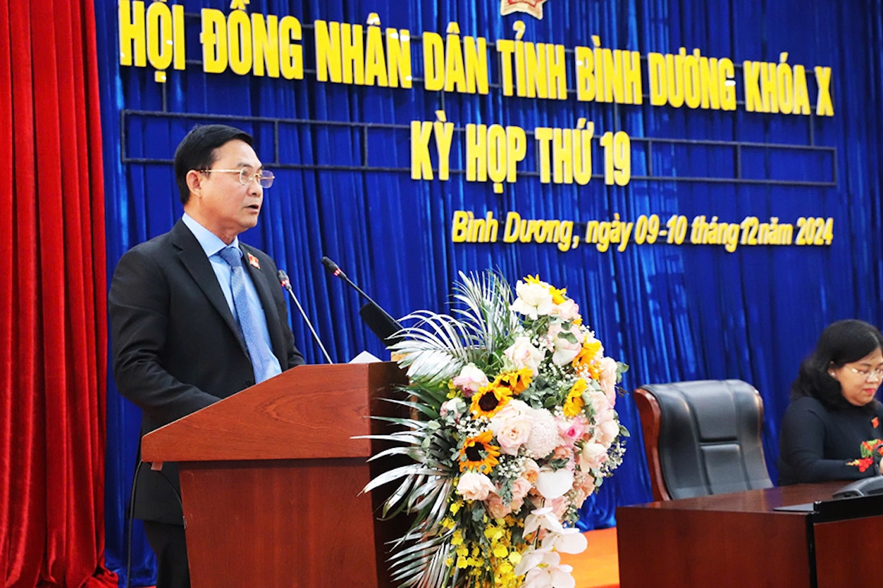 Kỳ họp 19, HĐND tỉnh Bình Dương thông qua 31 nghị quyết