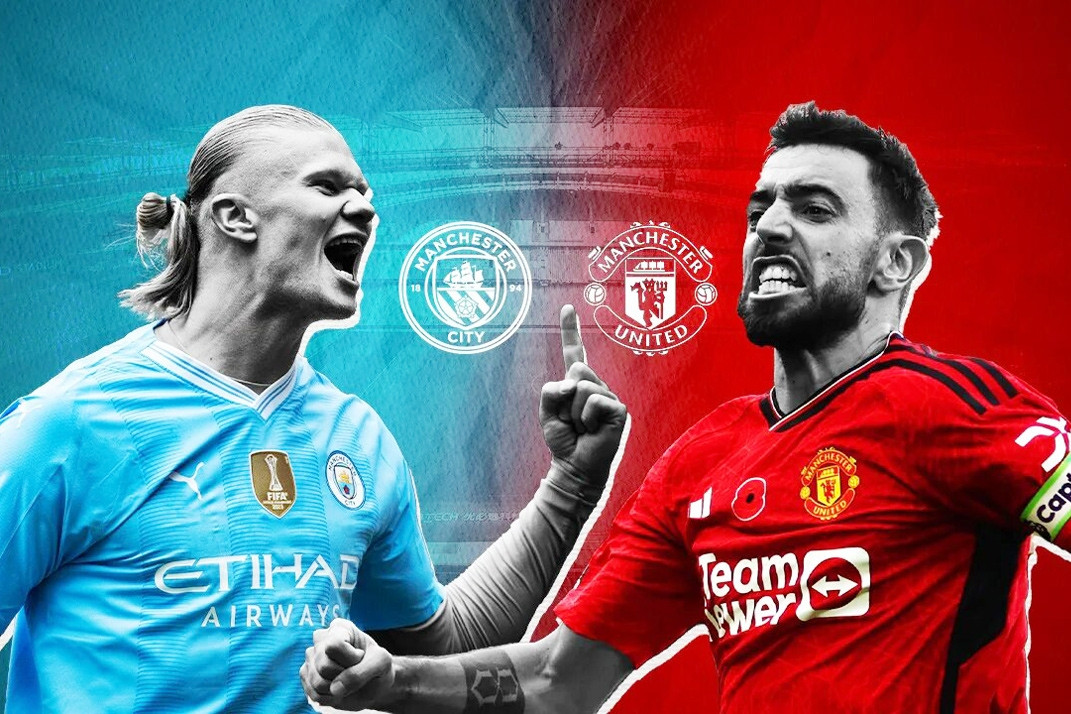 Trực tiếp bóng đá Man City đấu với MU, vòng 16 Ngoại hạng Anh