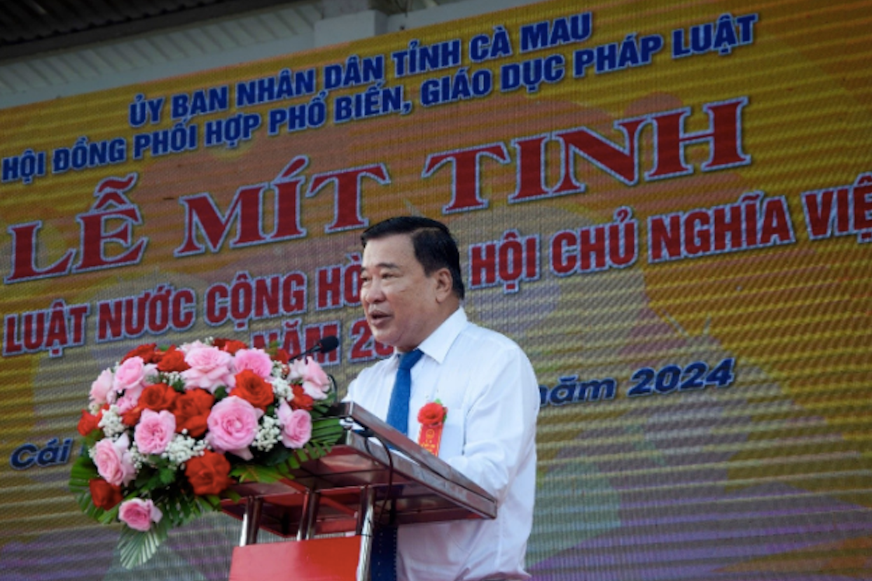 Cà Mau hưởng ứng Ngày Pháp luật Việt Nam 2024