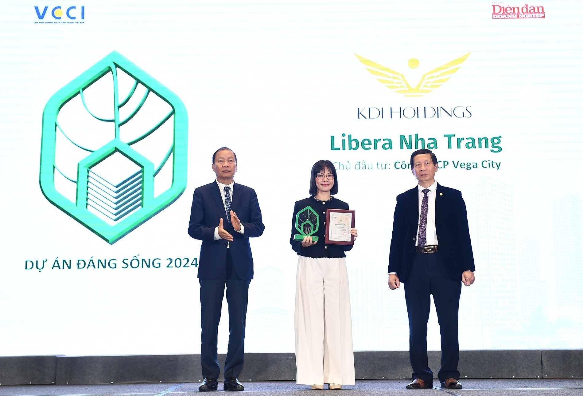 KDI Holdings nhận cú đúp giải thưởng tại bình chọn ‘Dự án đáng sống 2024’