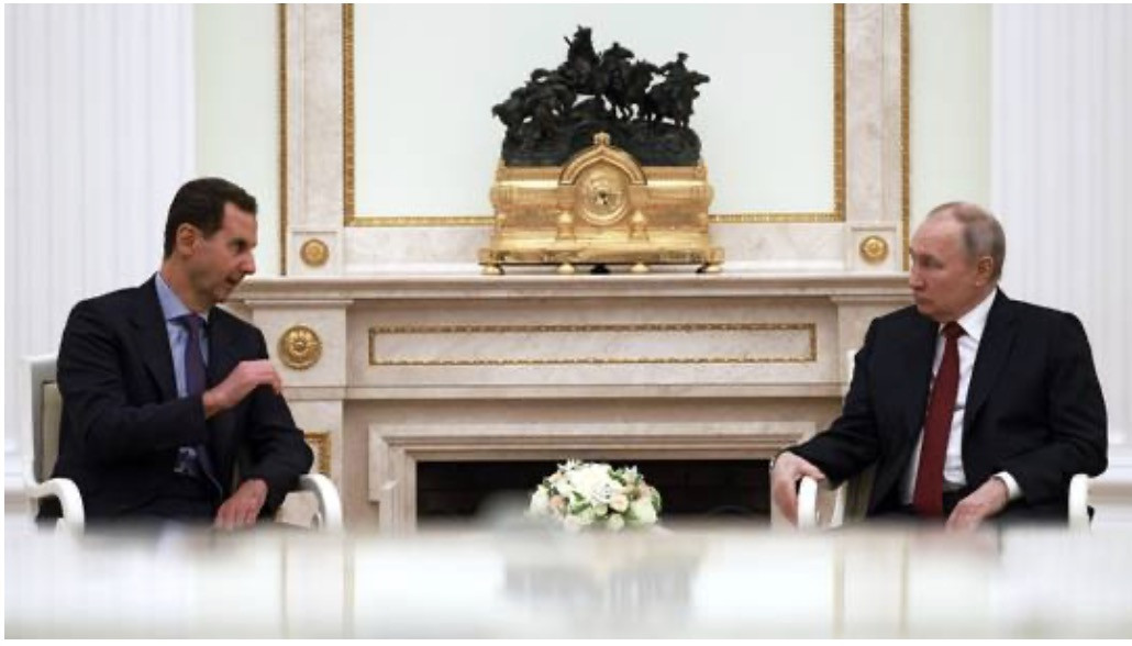 Tổng thống Syria và Nga. Ảnh: Sputnik