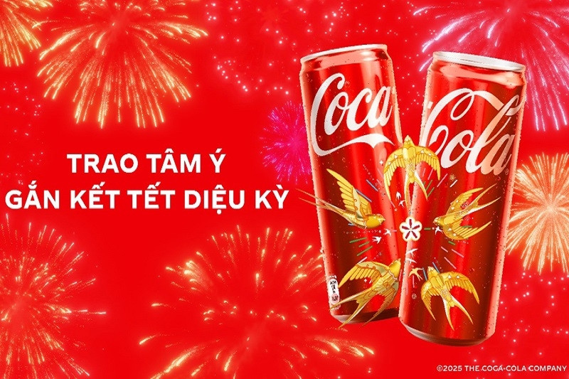 Coca-Cola lan toả thông điệp ‘Trao tâm ý, gắn kết Tết diệu kỳ’