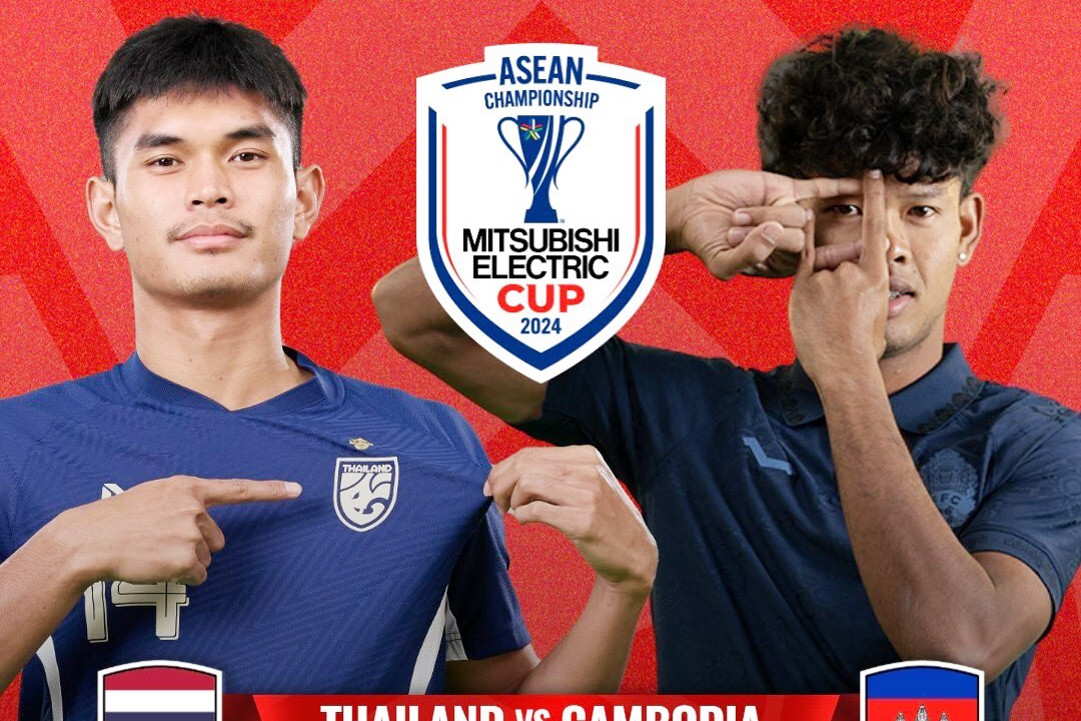 Trực tiếp bóng đá Thái Lan đấu với Campuchia: Bảng A AFF Cup 2024