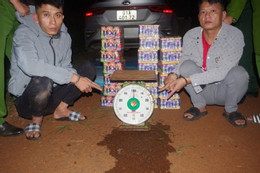 Bắt 4 đối tượng vận chuyển gần 220kg pháo hoa nổ trái phép