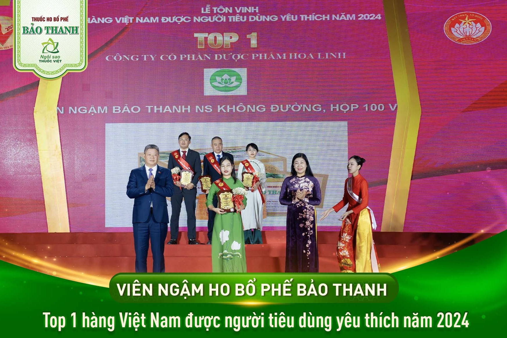 Thuốc ho bổ phế Bảo Thanh bội thu ‘quả ngọt’ trong năm 2024