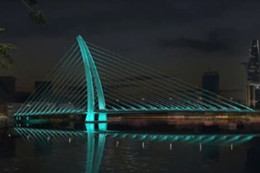 Cầu Ba Son được lắp đèn chiếu sáng mỹ thuật