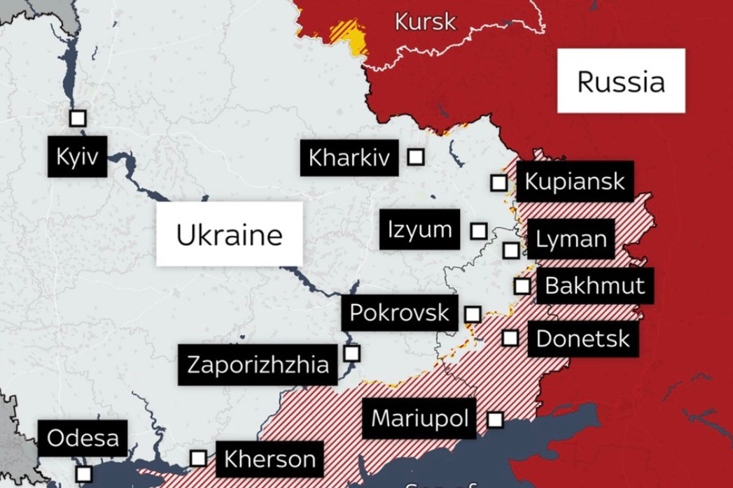 bản đồ Ukraine - ảnh ISW